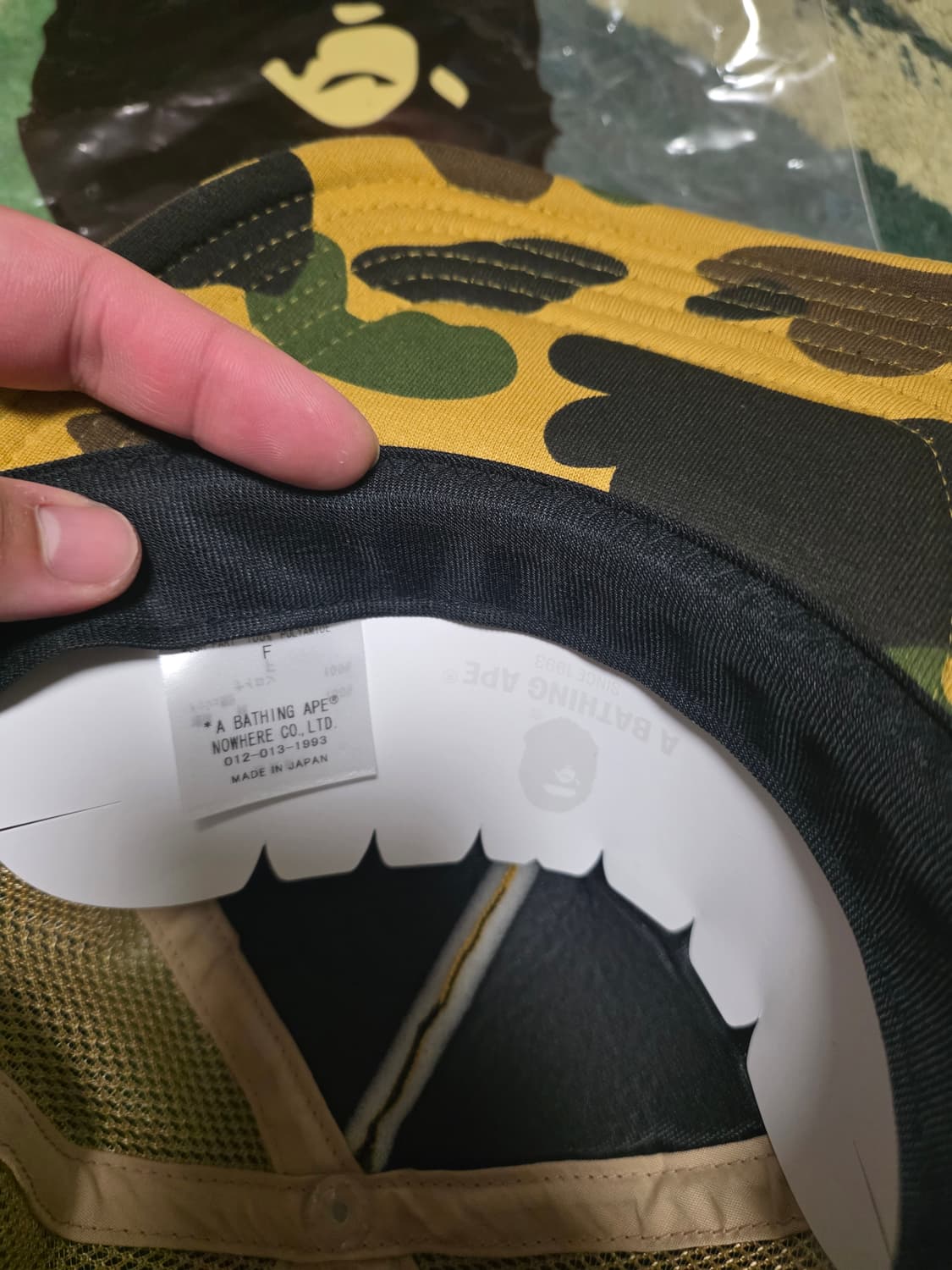 [OS] 베이프 x MOUSSY 1ST 황계 매쉬캡 상품이미지8