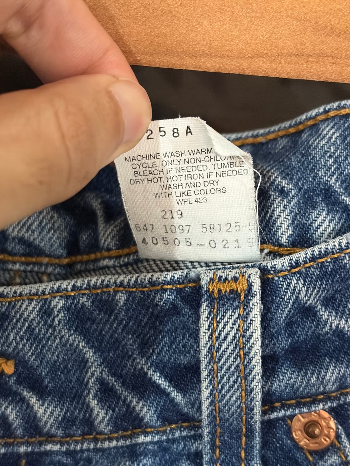 J139 90s Mexico 리바이스 505 데님팬츠 상품이미지5