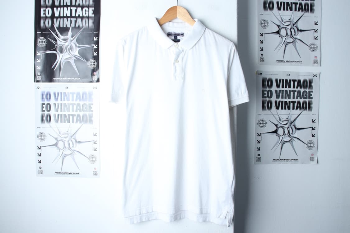 (L-XL) 타미힐피거 반팔 카라 티셔츠 스몰로고 화이트-H30469 상품이미지2