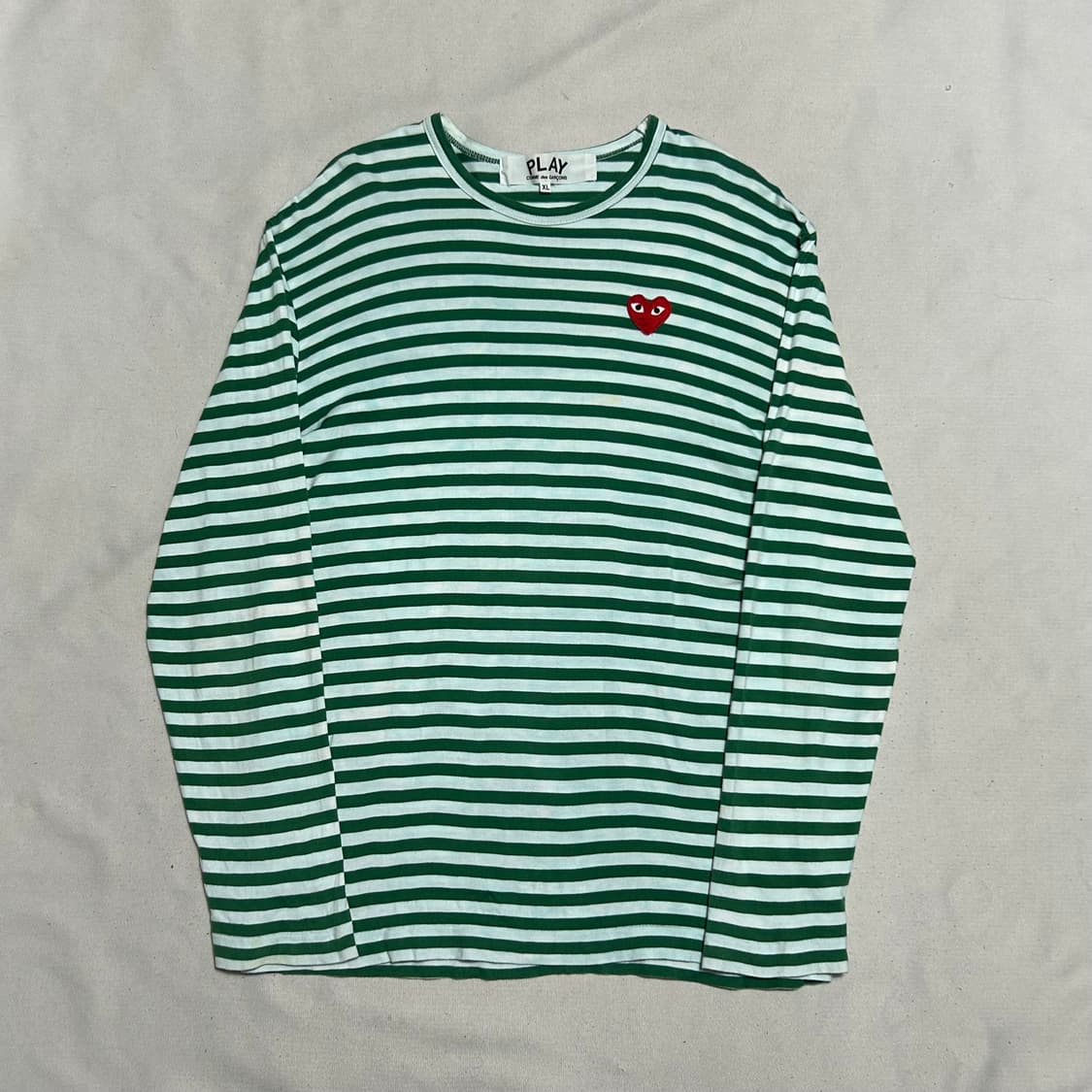 XL 꼼데가르송 스트라이프 롱슬리브 상품이미지2