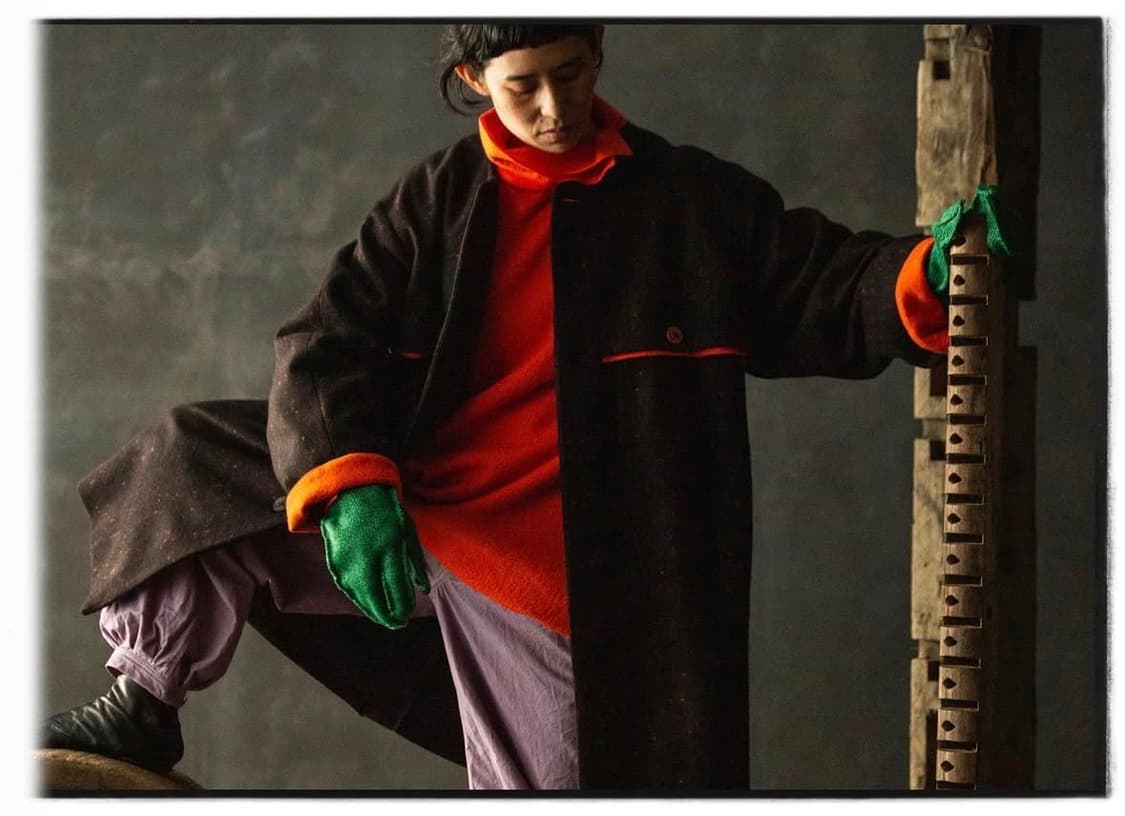 아마치 오버 레이드 코트 상품이미지3