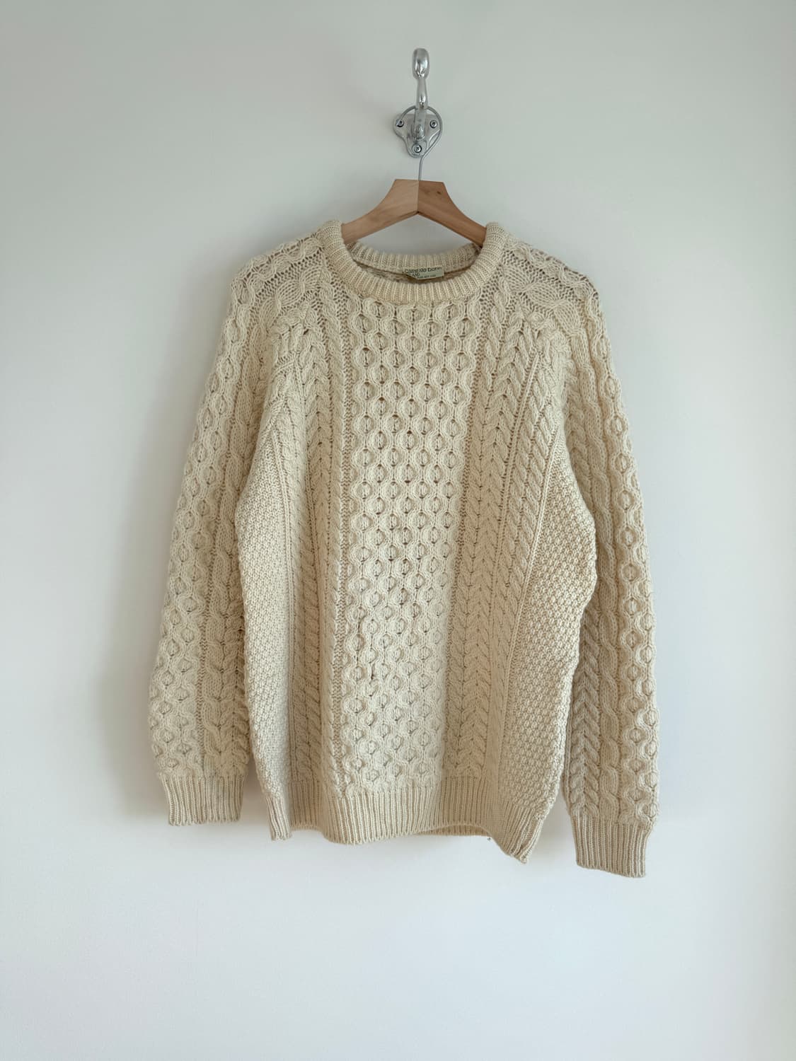 IRELAND 퓨어 울 피셔맨 니트(울마크) 상품이미지1