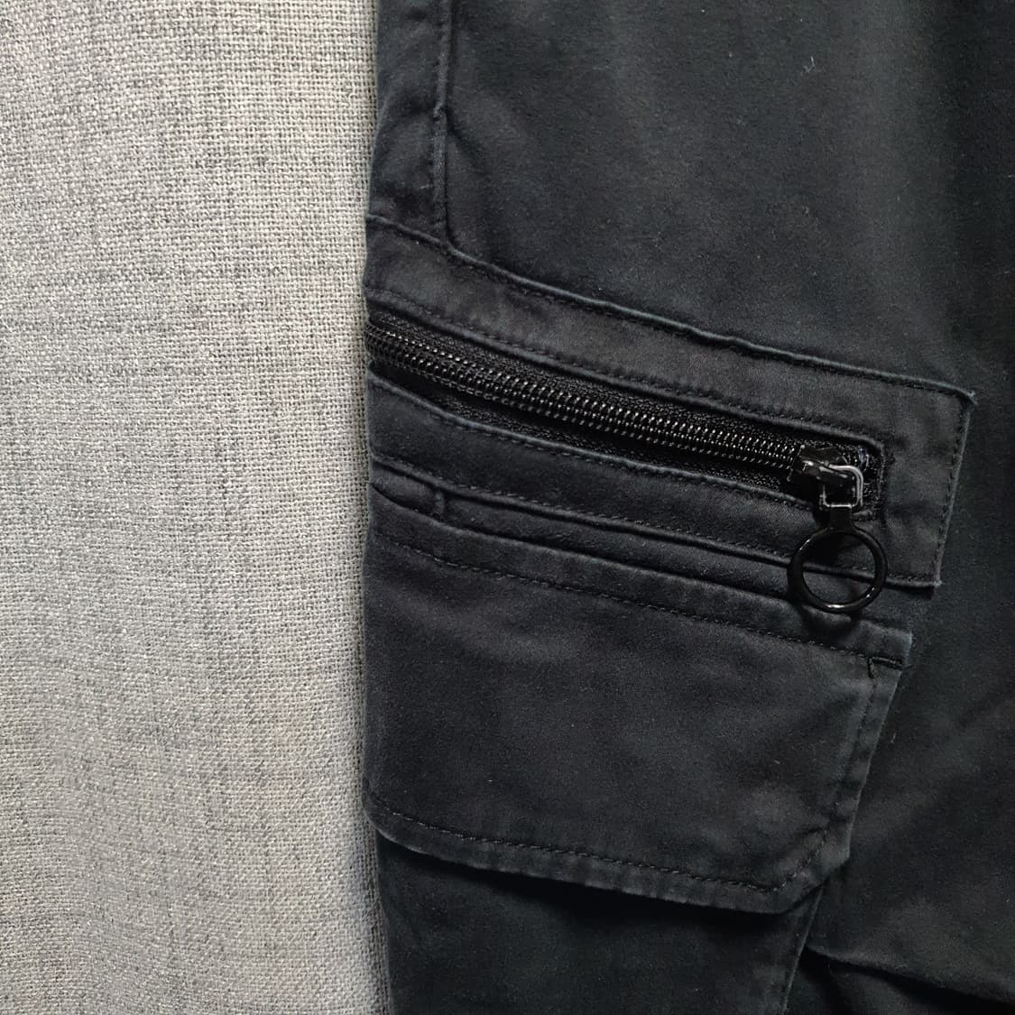 아르마니익스체인지 블랙 카고 조거 트레이닝 바지  상품이미지3