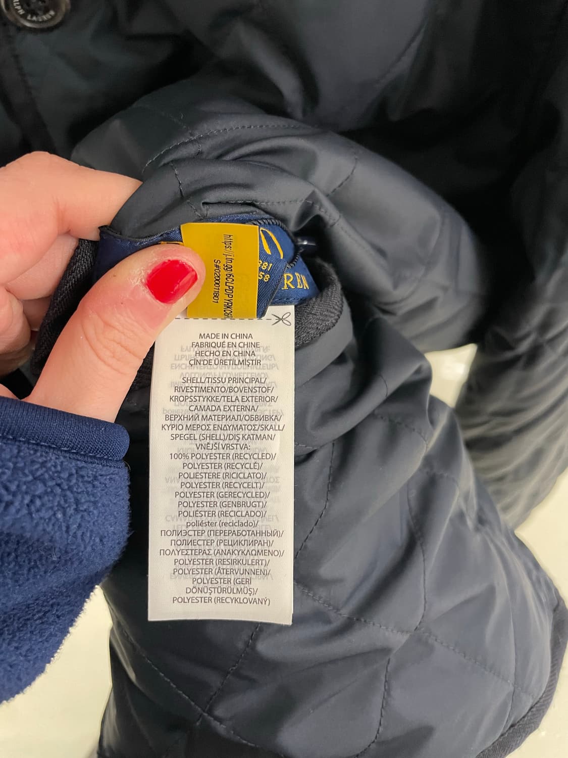 PRL 폴로 랄프로렌 블랙와치 리버시블 퀼팅 자켓 상품이미지10