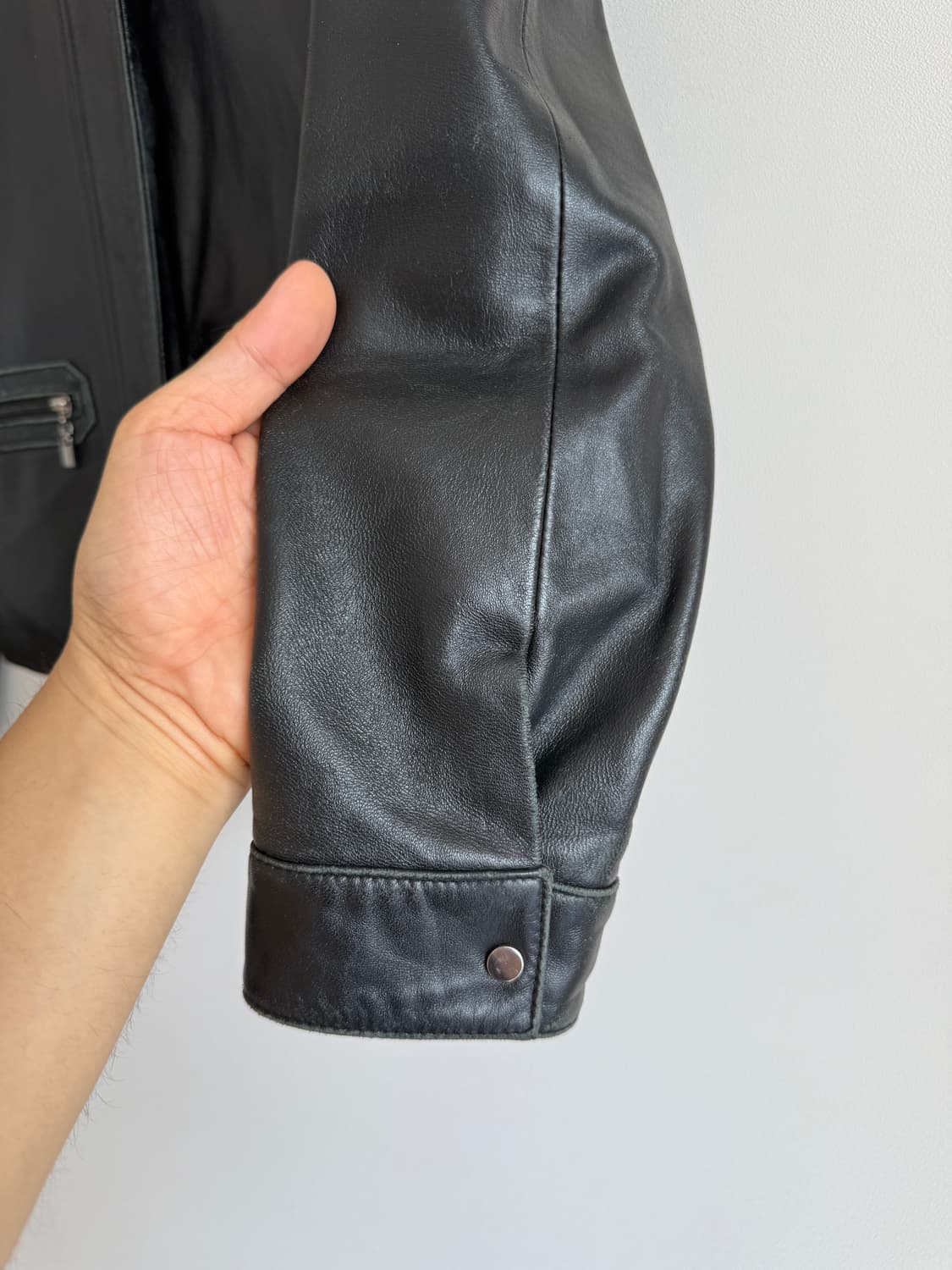 Pre owned 램스킨 가죽자켓 상품이미지6