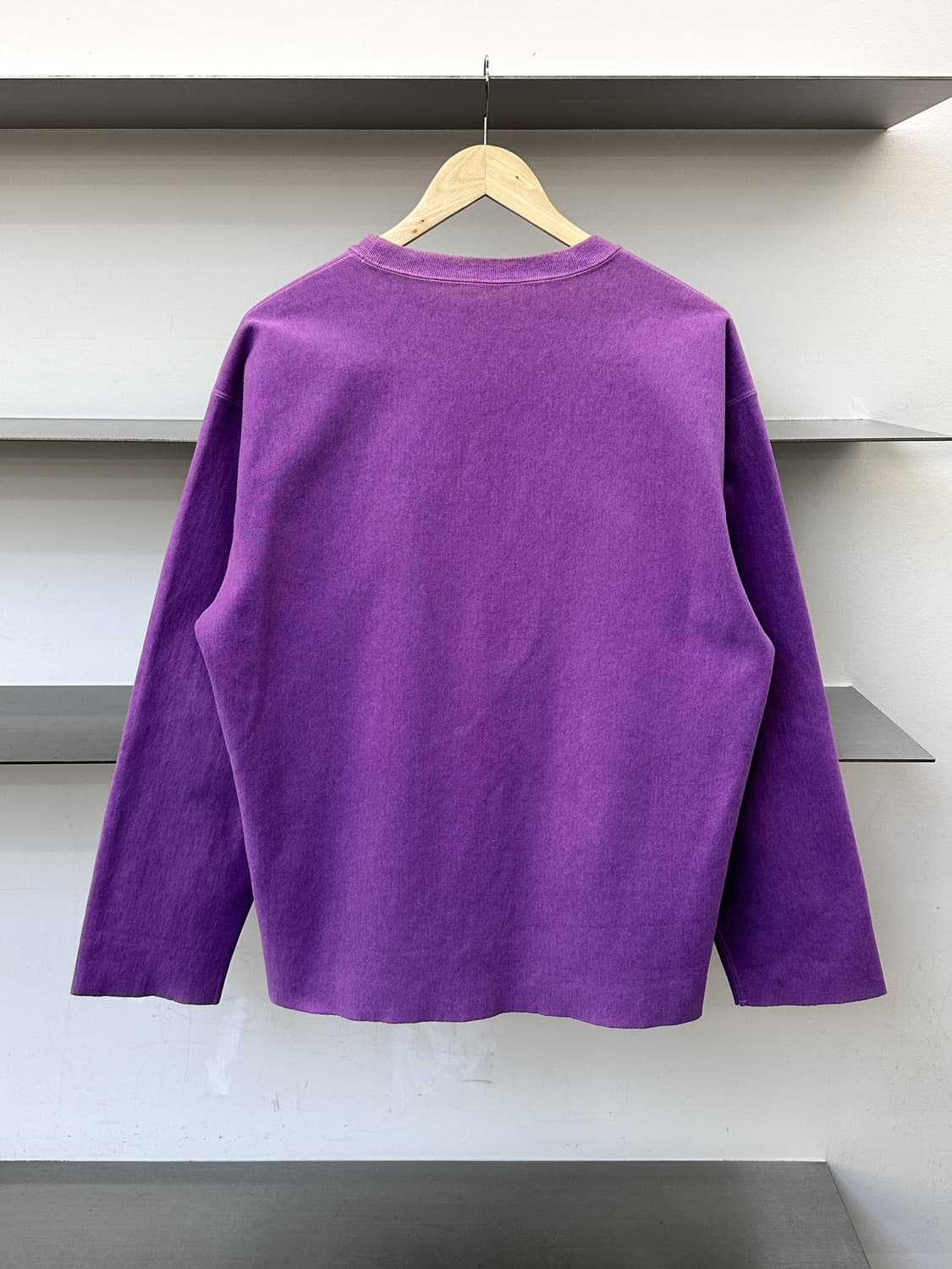 오라리 17F/W 슈퍼 밀레 컷오프 스웻셔츠 상품이미지3