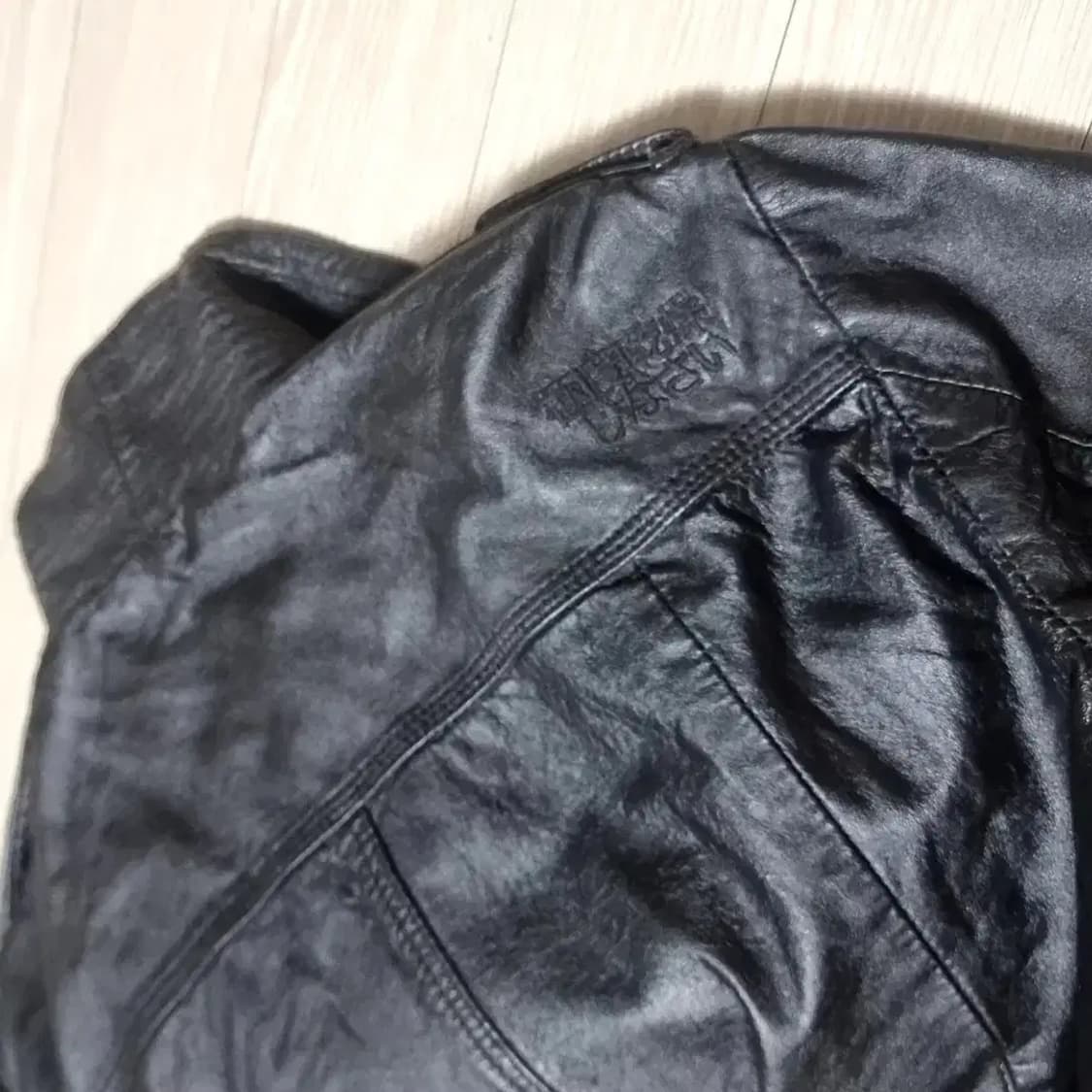 슈퍼드라이 베컴 블랙 가죽 자켓(95) 상품이미지2