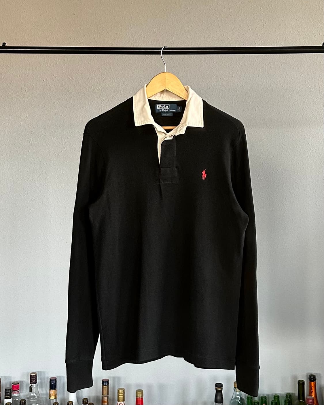 [S]폴로 랄프로렌 코튼 니트 럭비 티셔츠 상품이미지1