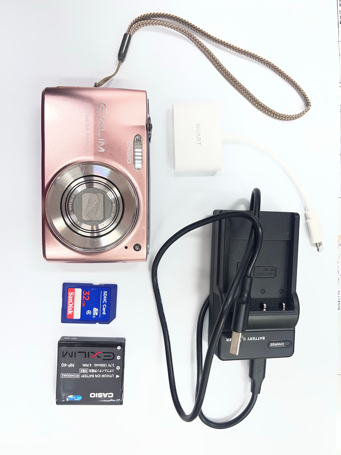 카시오 엑슬림 z400 핑크 상품이미지1