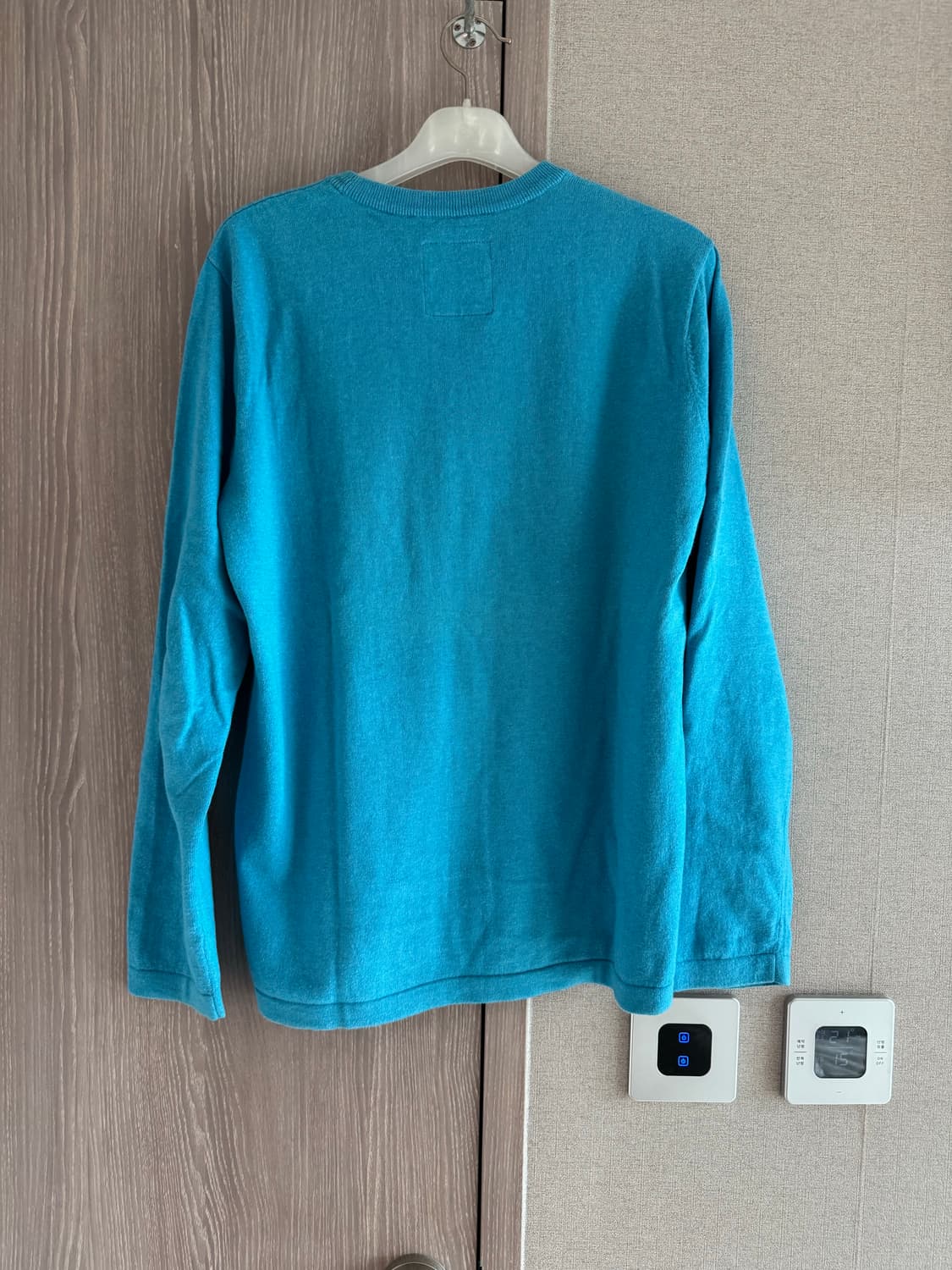 [Burton] 버튼 울 니트_에메랄드 블루 (L) 상품이미지2