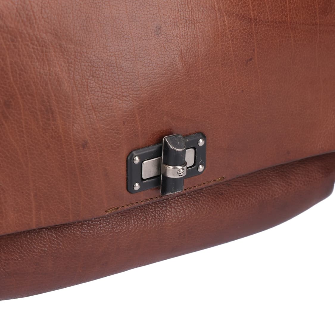 랑방 해피백 레더 브라운 상품이미지4