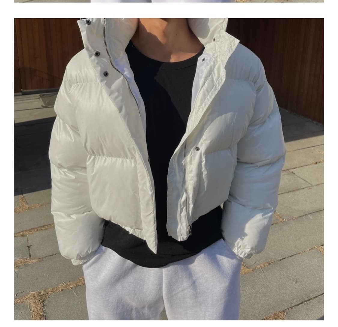 our room 아워룸 크롭 남녀공용 숏패딩 자켓 겨울 상품이미지2