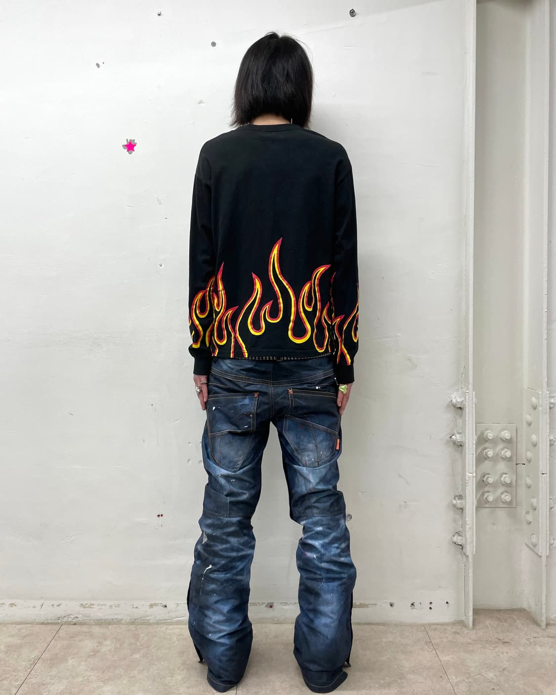 Flame Black Long Sleeve 상품이미지5