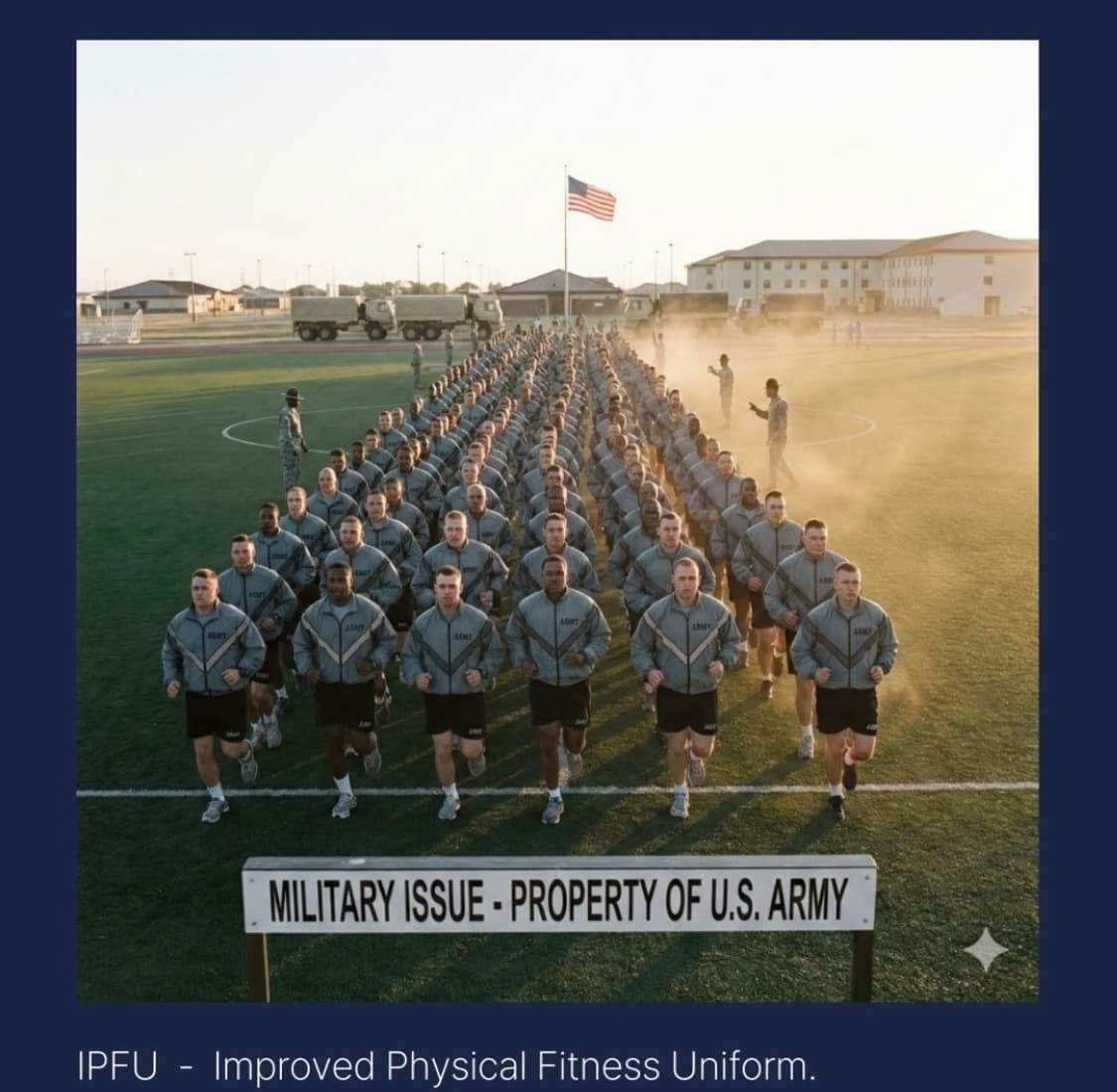 Ipfu ARMY 미군 트레이닝 셋업 상품이미지2