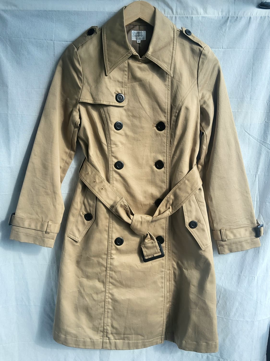 TAKEO KIKUCHI 타케오 키쿠치 │ 여성 S 코튼 트렌치 코트 상품이미지1