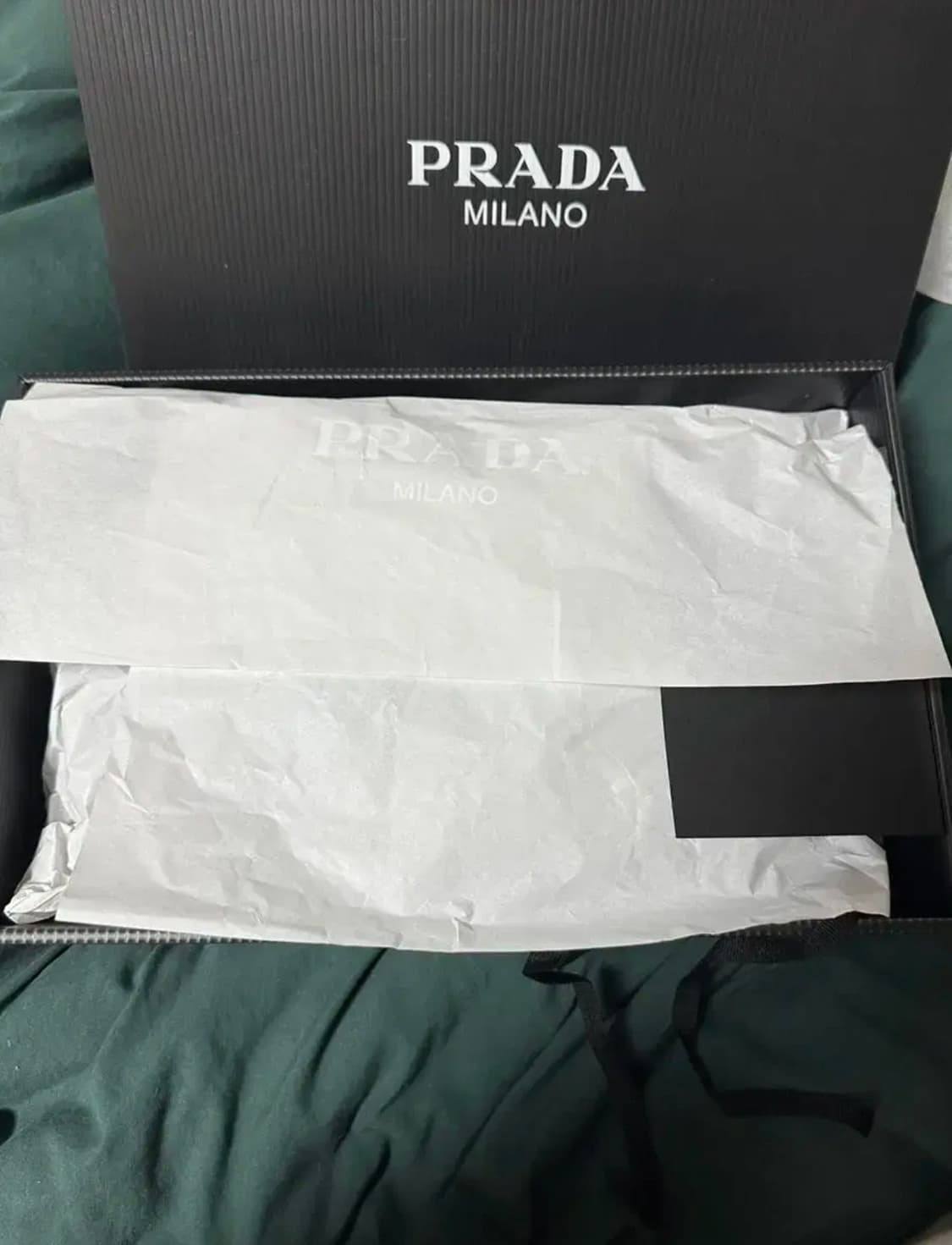 프라다 다운타운 스니커즈 블랙/화이트 240 상품이미지8