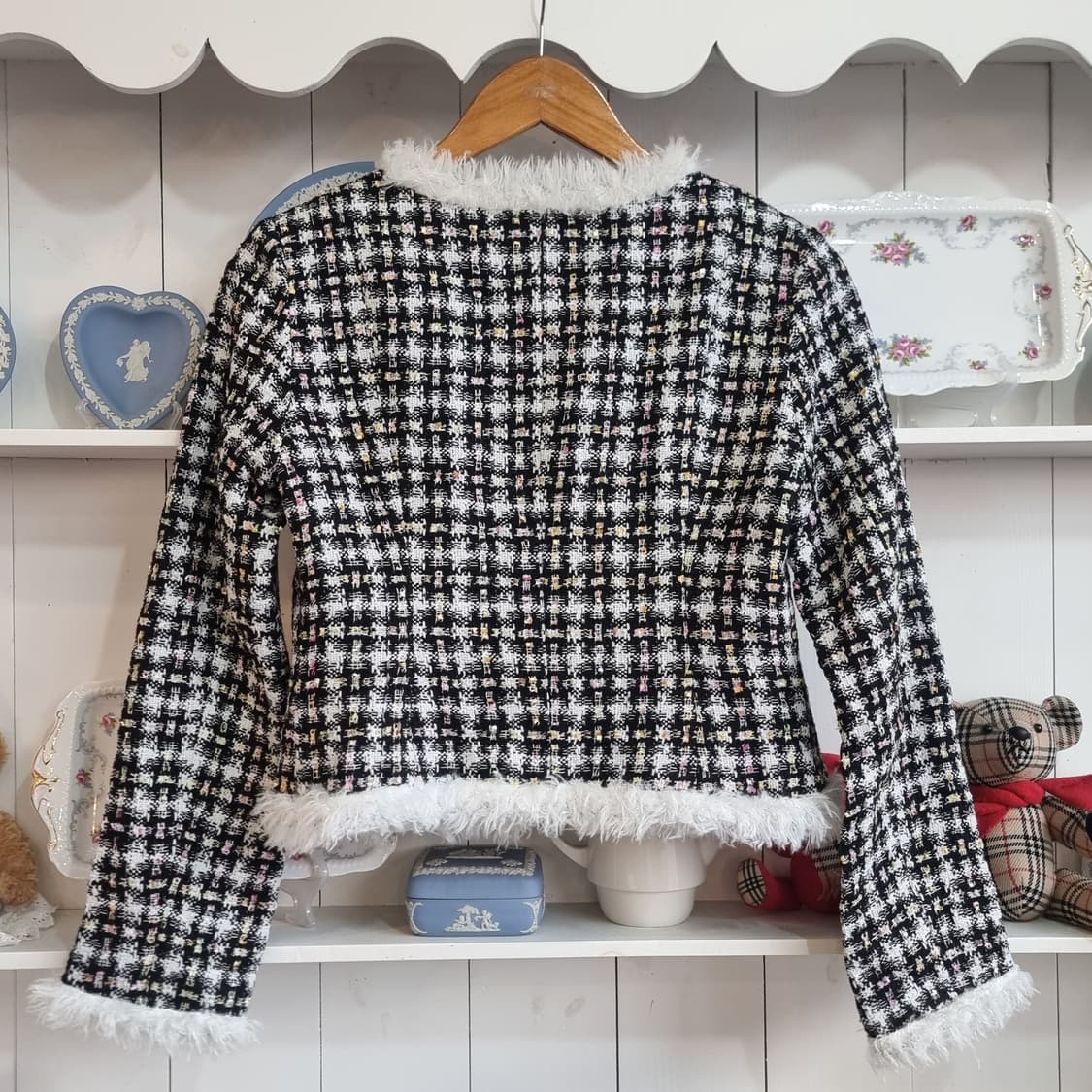 세실맥비 트위드 퍼 자켓 상품이미지4