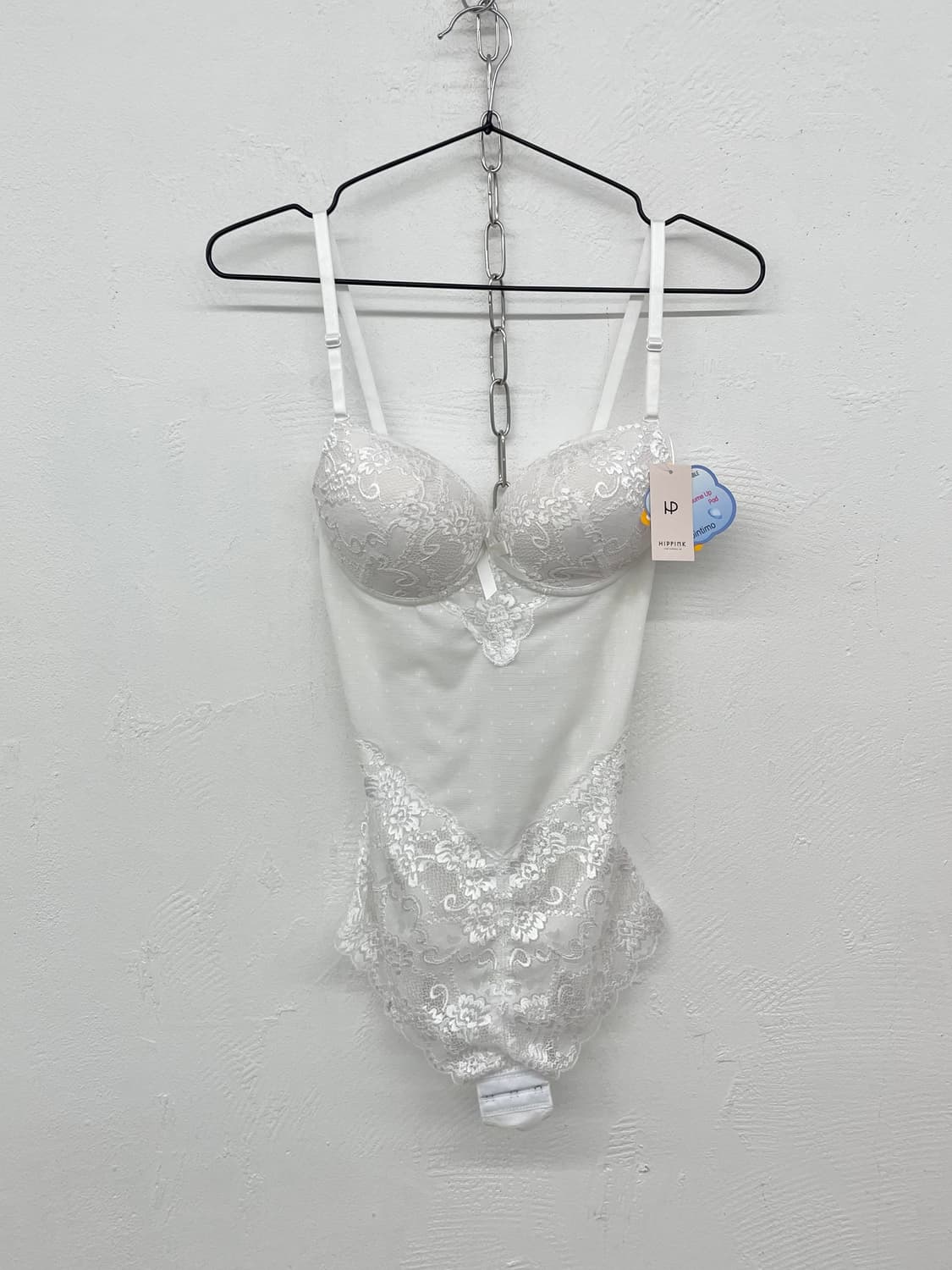 화이트페어리 레이스 바디수트 상품이미지4