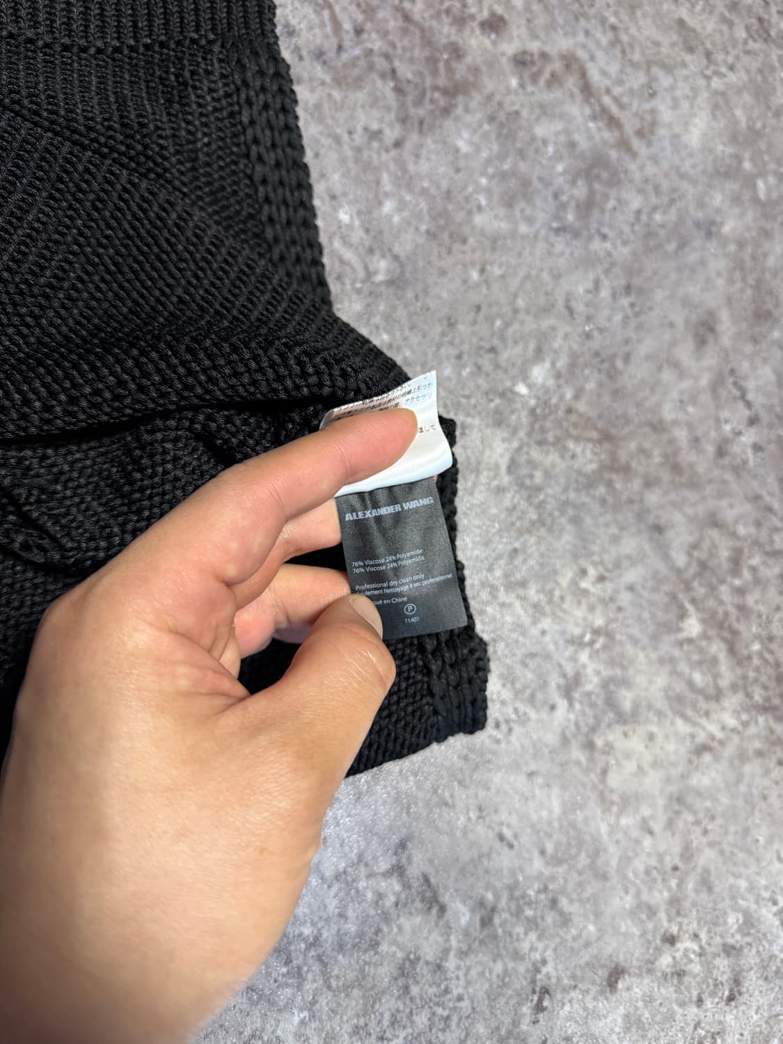 알렉산더왕 니트 슬리브리스 xs 상품이미지4