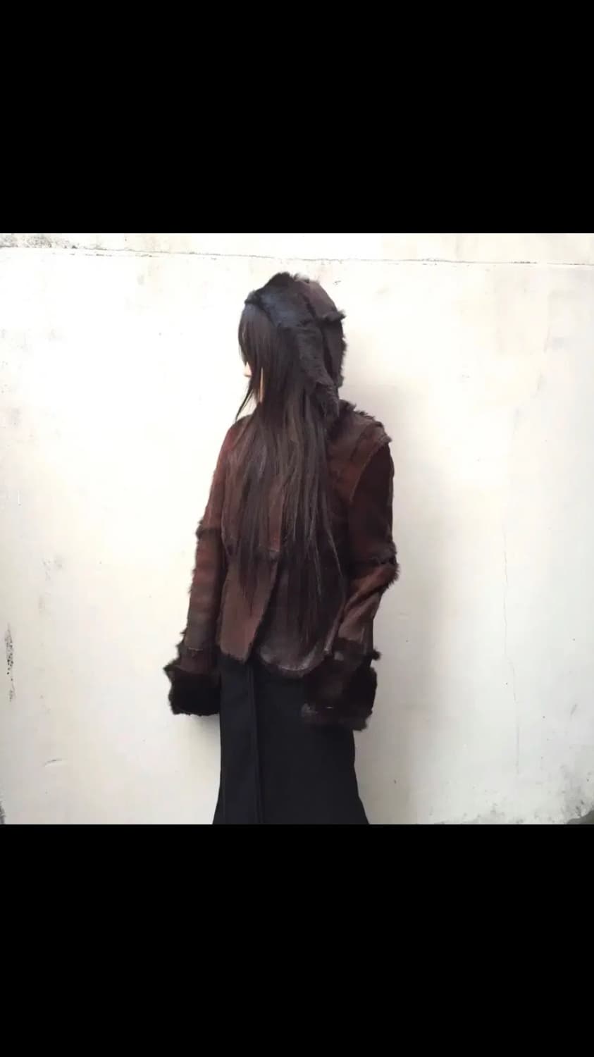 아르마니 진 페어리 퍼 후드 자켓 상품이미지2