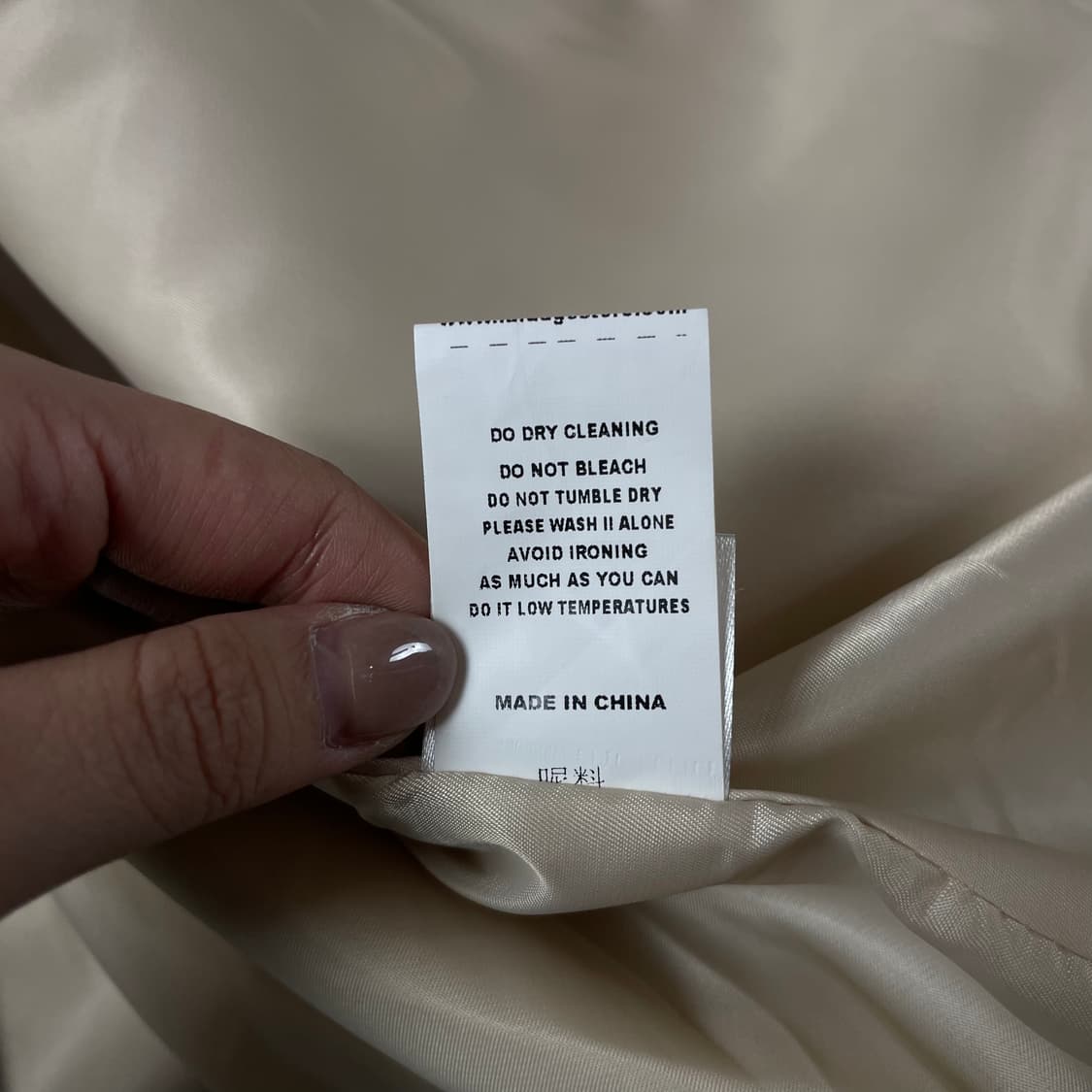 라퍼지스토어 아이보리 히든버튼 멀티포켓 롱 코트 M 상품이미지9