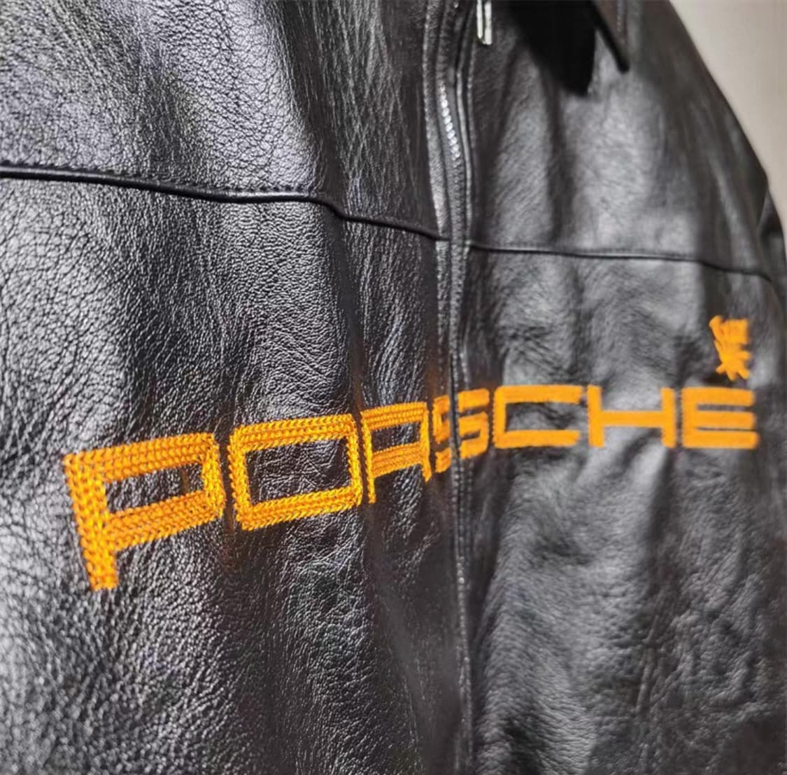포르쉐 레더 바시티 자켓 상품이미지4
