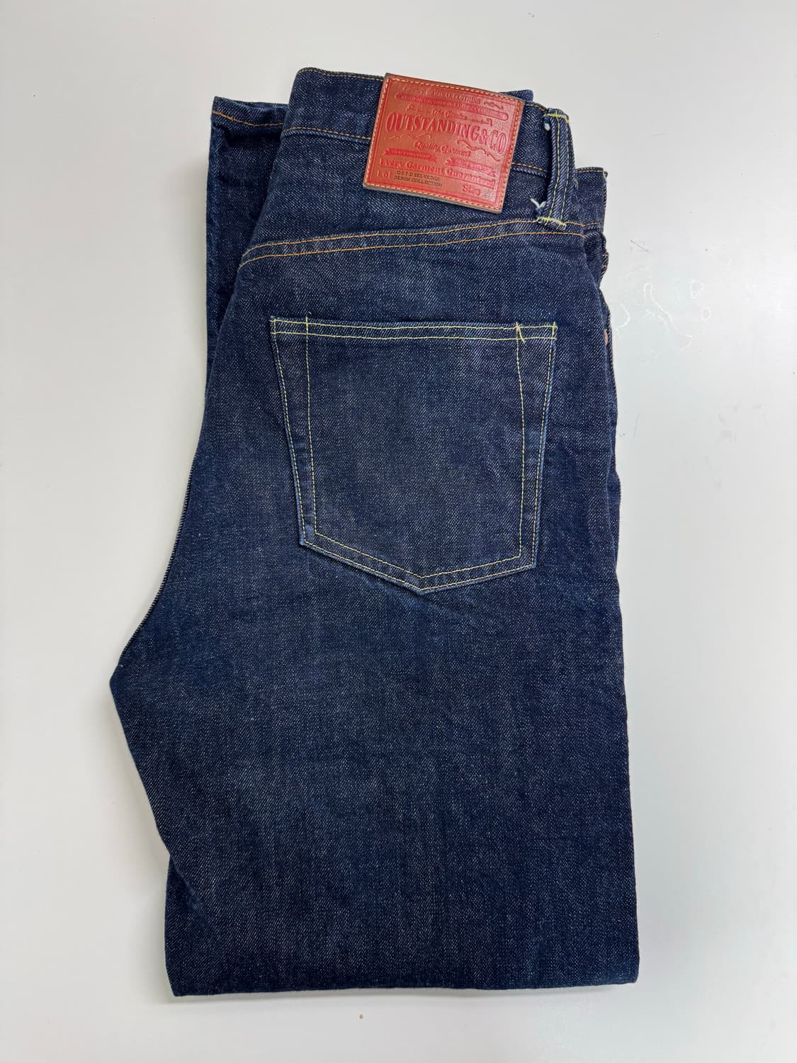 아웃스탠딩 40s 셀비지 인디고 상품이미지1