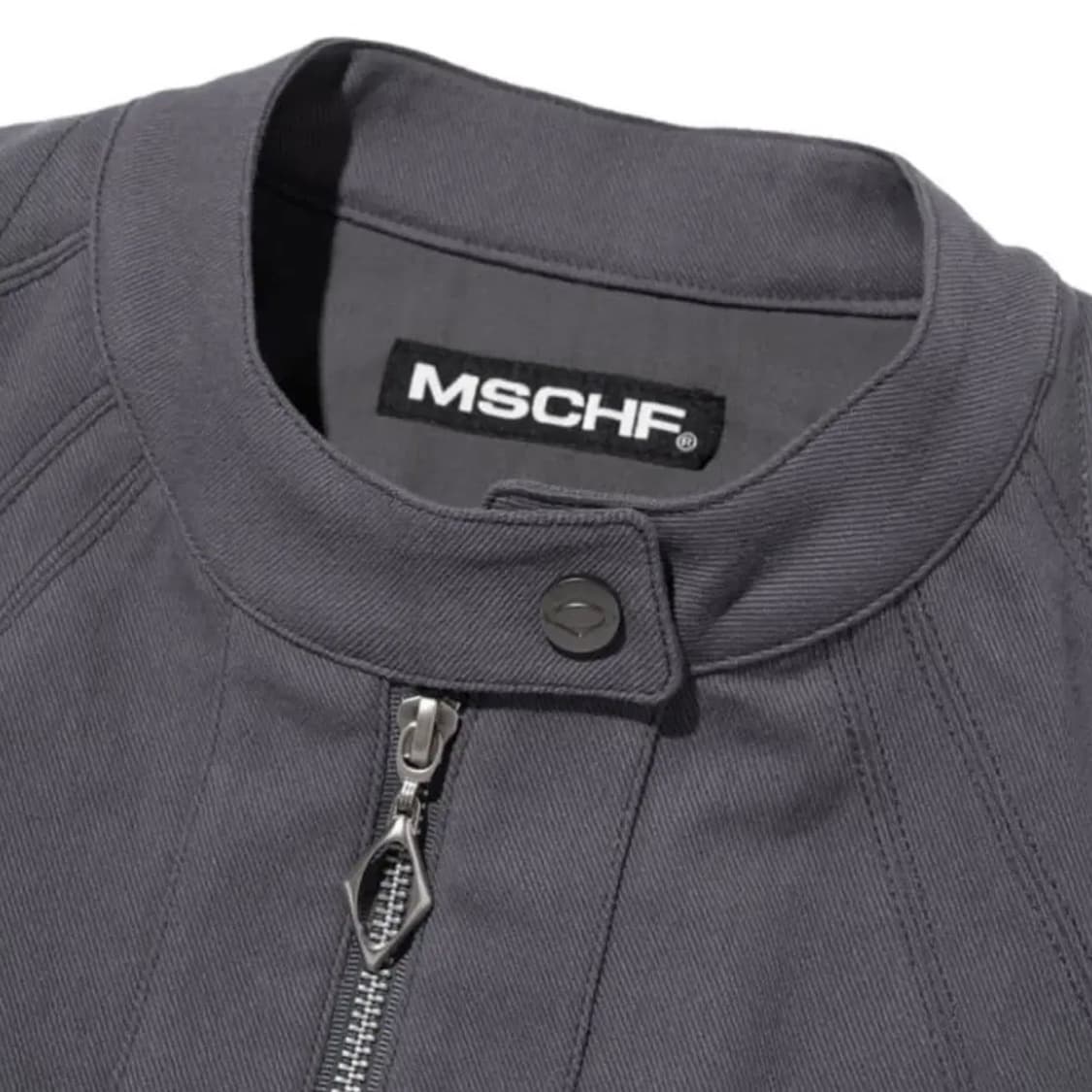 미스치프 바이커자켓 COTTON BIKER JACKET CHARCOAL 상품이미지3