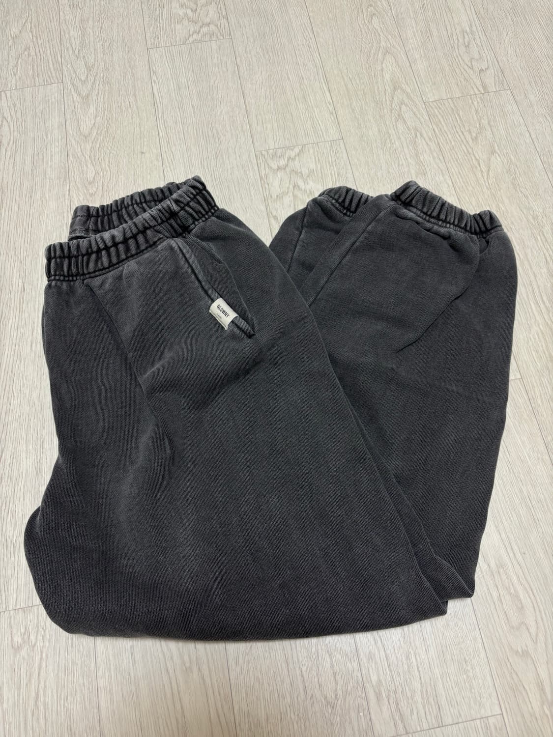 글로니 G CLASSIC WASHED 조거팬츠 (차콜) 상품이미지3