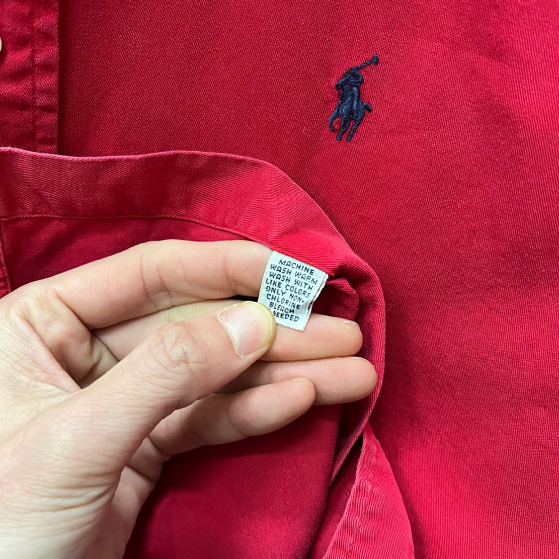 90s 폴로 랄프로렌 블레어 옥스포드 셔츠 남방 해외 M 상품이미지4