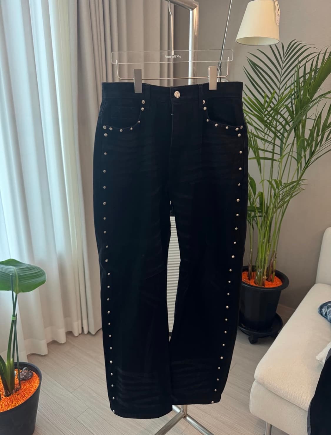 인세인개러지X스모크라이즈 콜라보 스티치 데님 32 상품이미지2