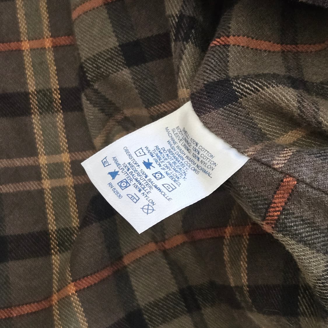 Lands' end 랜즈엔드 커버올 자켓 워크 자켓 베이지 우먼 프리 상품이미지7