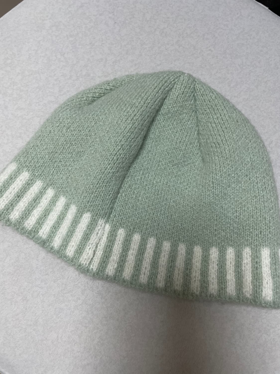 세릭 비니 LOGO KNITTING BEANIE / MINT 상품이미지3