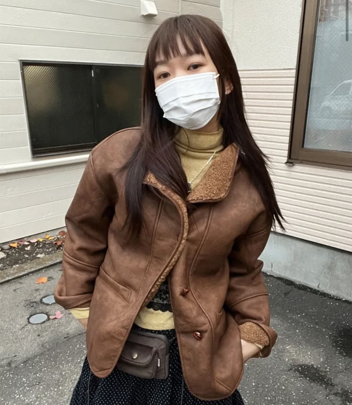 김아홉 소프트 몽돌 무스탕 상품이미지1