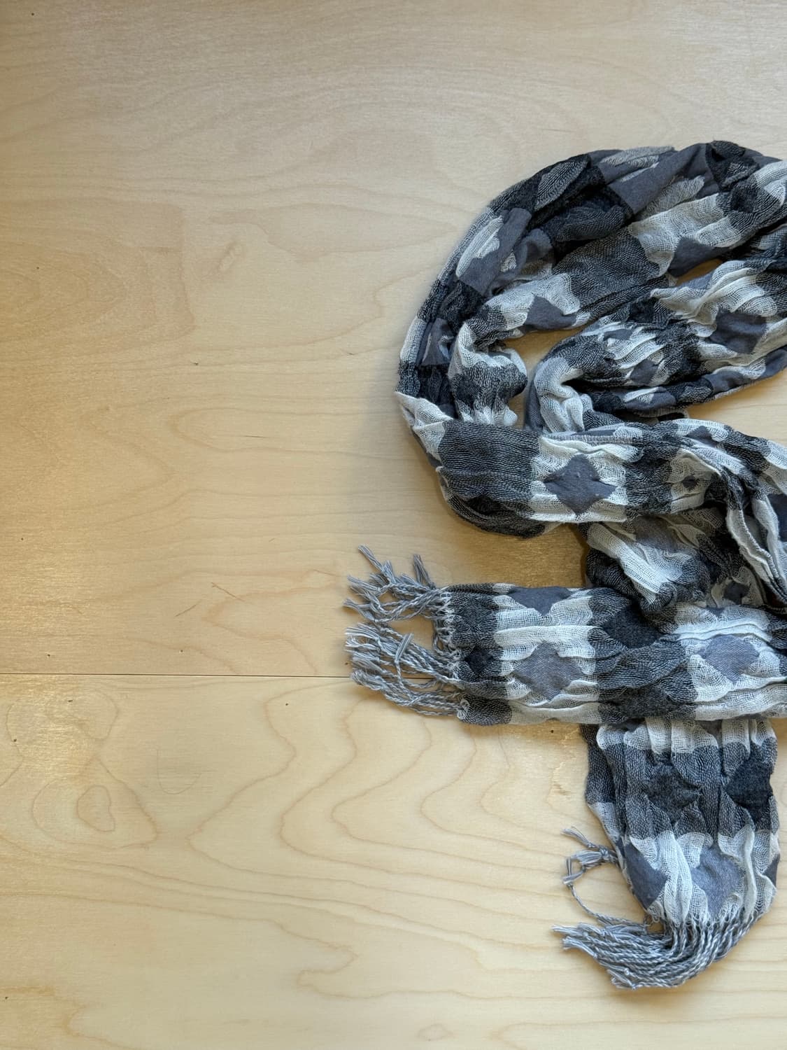 Chic Plaid Fringe Muffler 상품이미지2