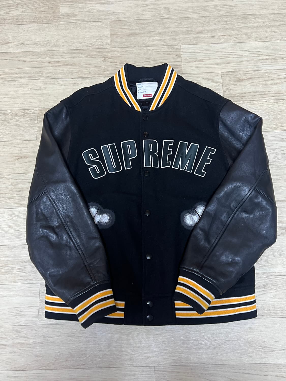 슈프림 18fw 본치토 바시티 L size 상품이미지1