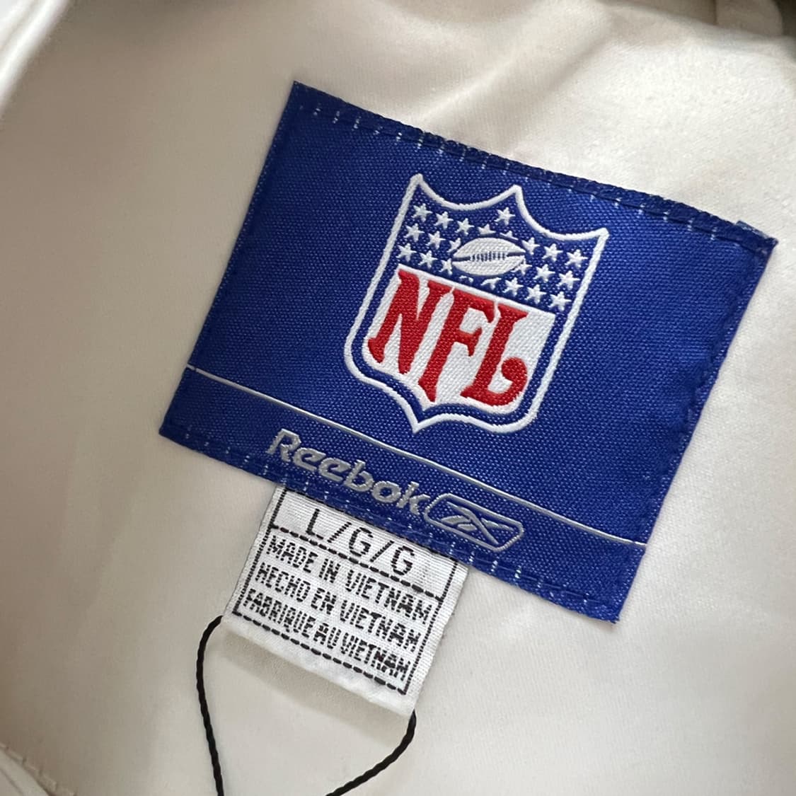 90s 리복 x NFL 오클랜드 레이더스 집업 자켓 해외 L 상품이미지5