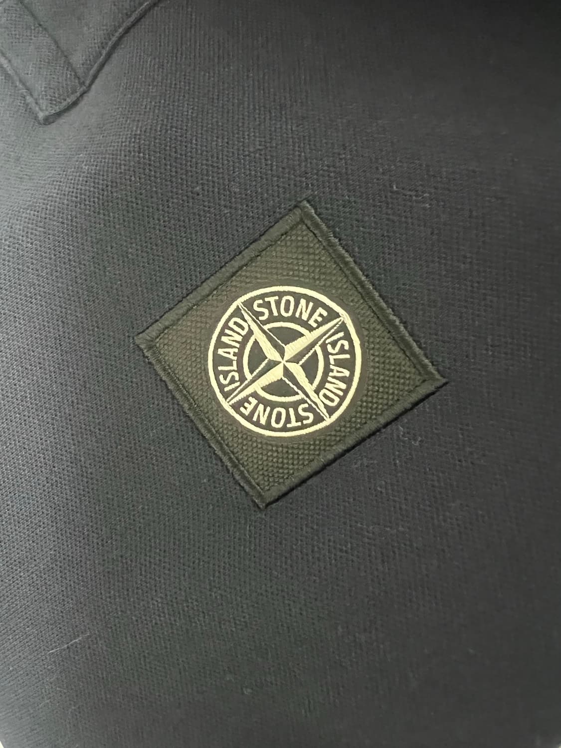 스톤아일랜드 미니 와펜 로고 패치 폴로 남성 반팔티/카라티 상품이미지4