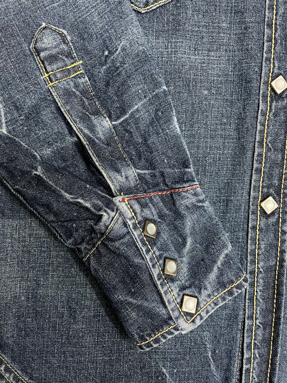 00s 리바이스 redloop 웨스턴 데님 셔츠 상품이미지5