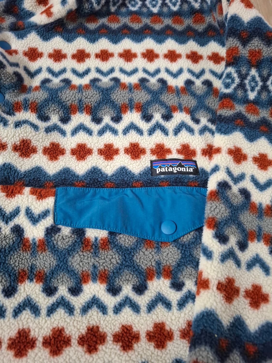 L 파타고니아 신칠라 헤비웨이트 패턴 플리스 풀오버 상품이미지2