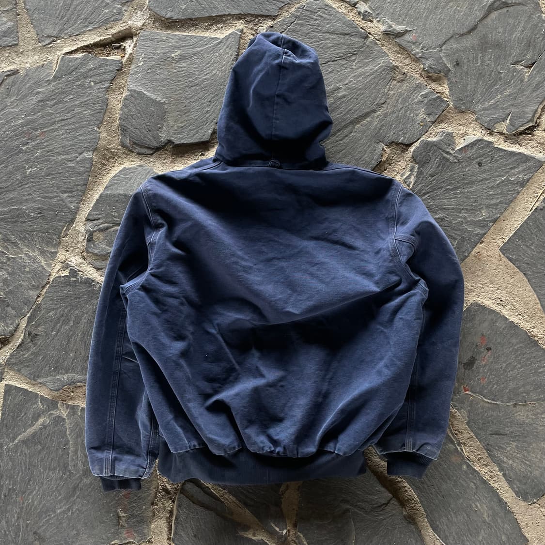 80s~90s 빈티지 칼하트 네이비 액티브 워크 자켓 상품이미지7