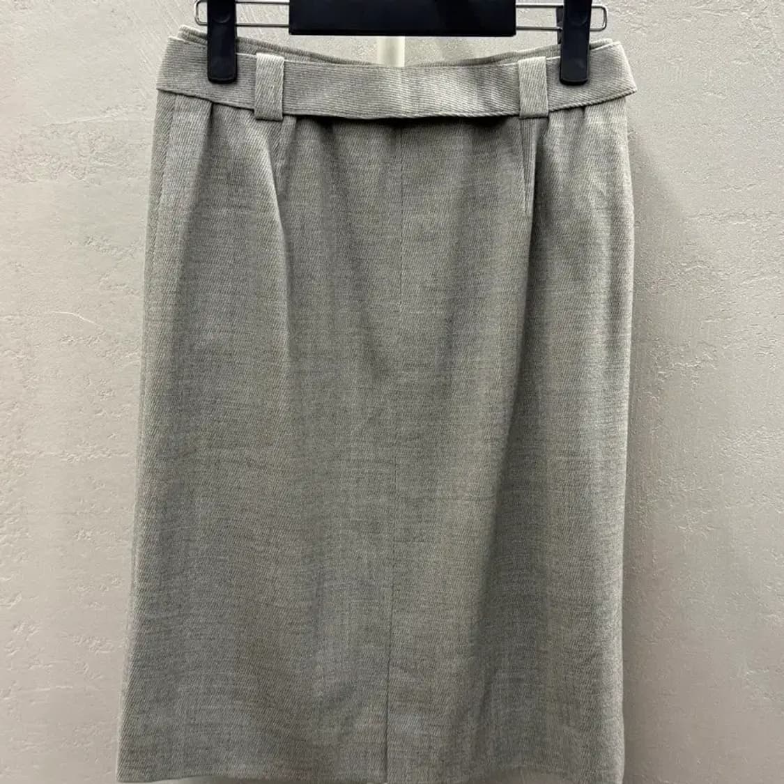 Courreges 회색 벨트 스커트 상품이미지7
