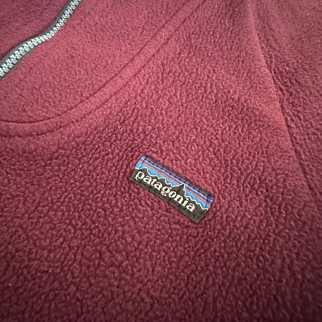 파타고니아 딥퍼플 플리스집업 자켓 상품이미지7