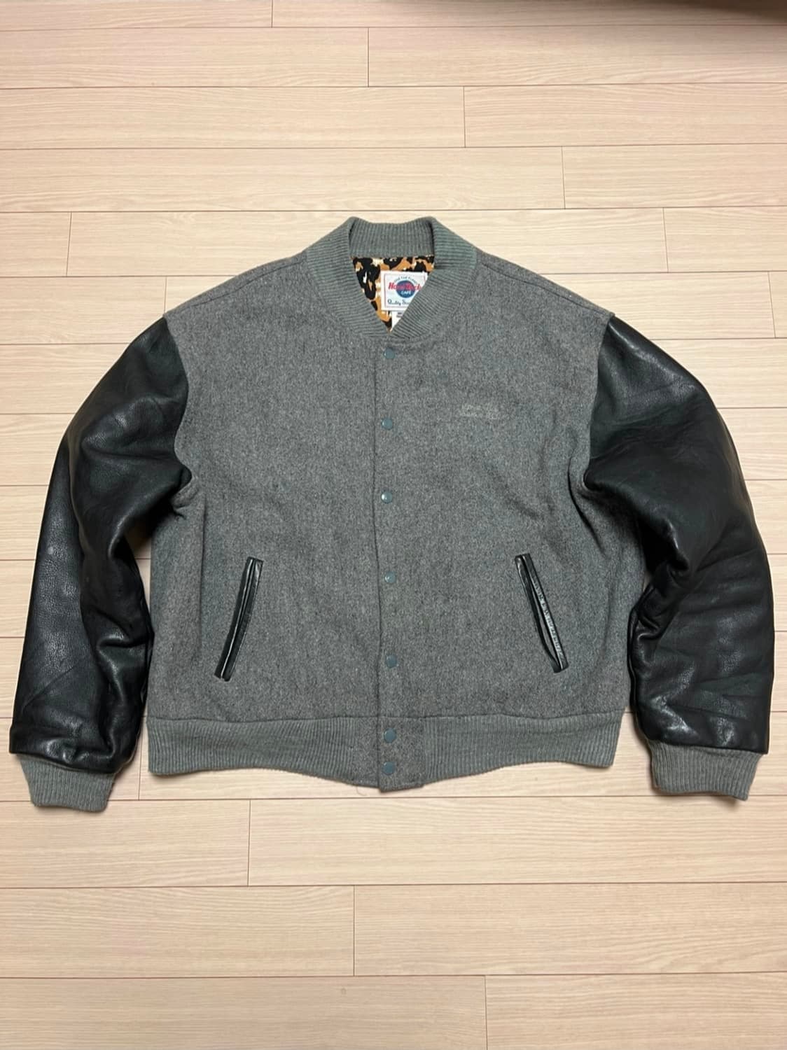 하드락카페 빈티지 바시티자켓 xl 상품이미지2