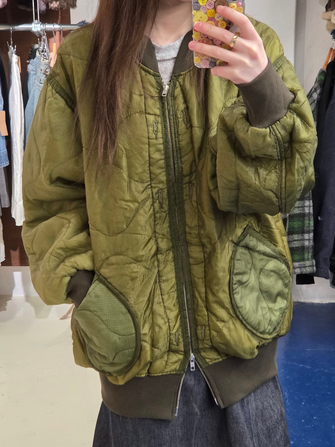 Orleans store 올리언스스토어 퀼팅 투웨이 자켓 상품이미지3