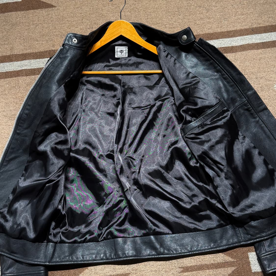 사우론 헤비 카우레더 싱글라이더 자켓 100 소가죽 상품이미지4