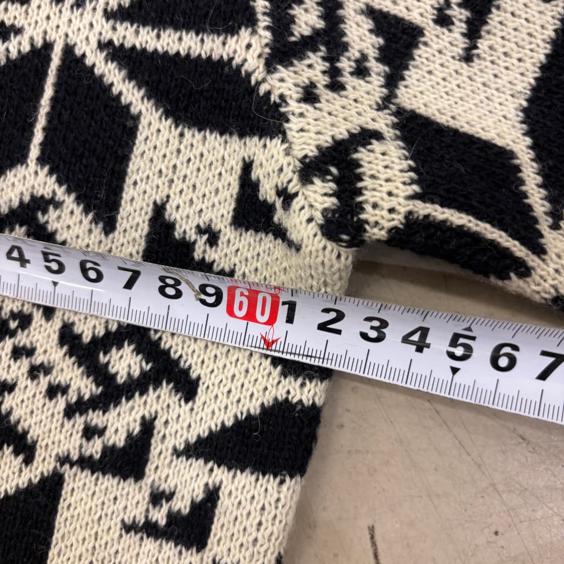 오션퍼시픽 패턴 니트 상품이미지5