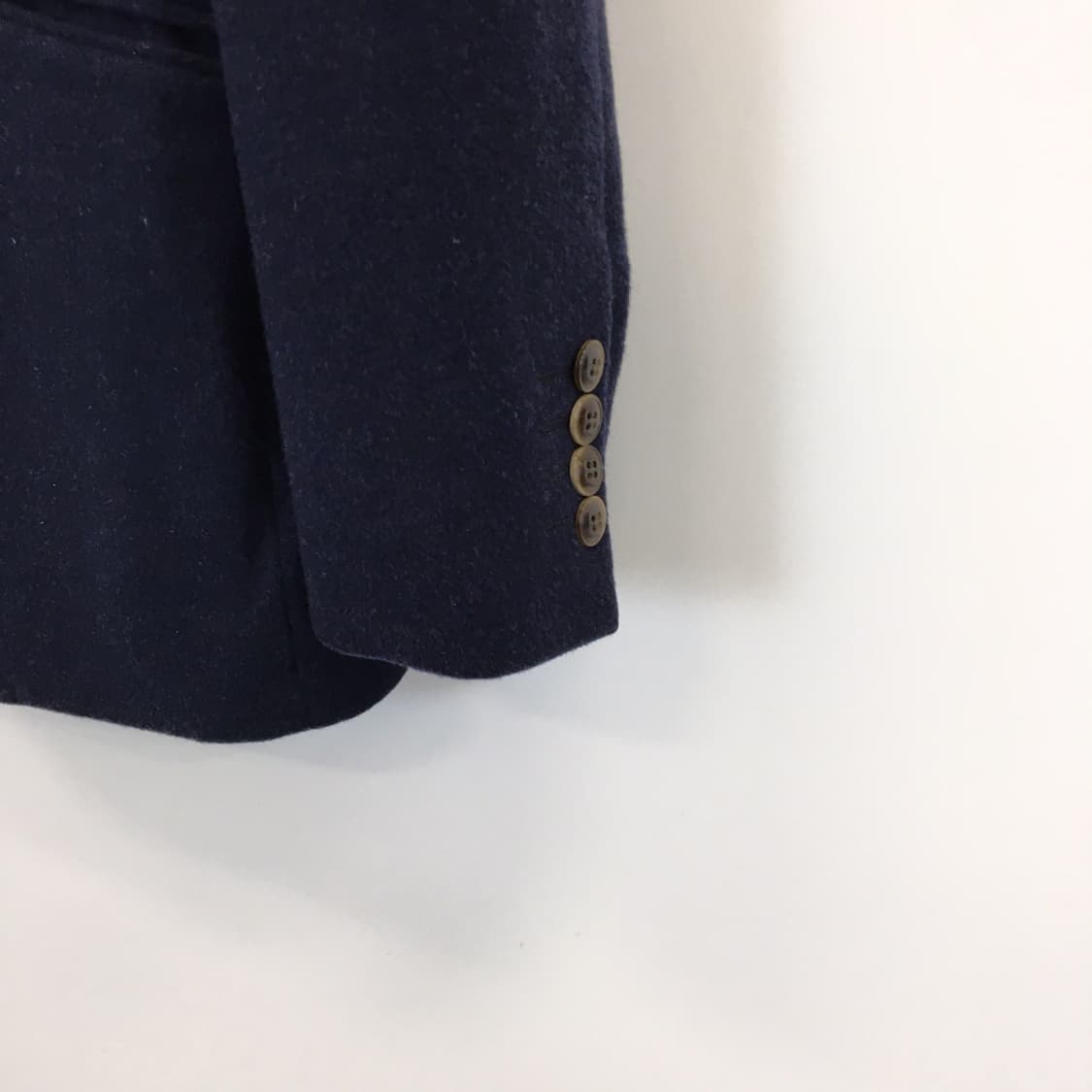 커스텀멜로우 울 100% 모직자켓 95 네이비  상품이미지3