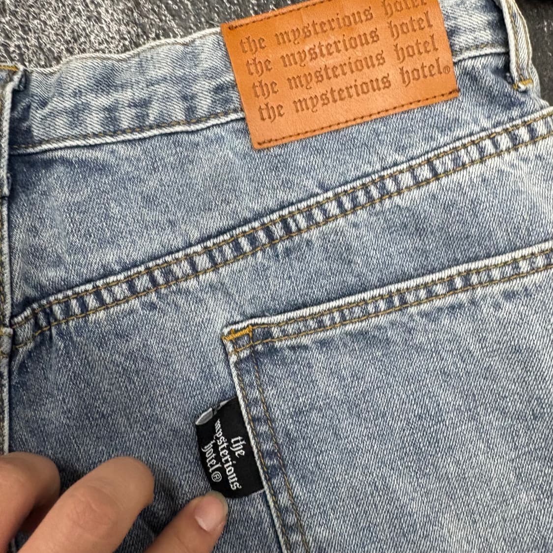 (30)미스테리어스호텔 데님버뮤다팬츠 상품이미지4