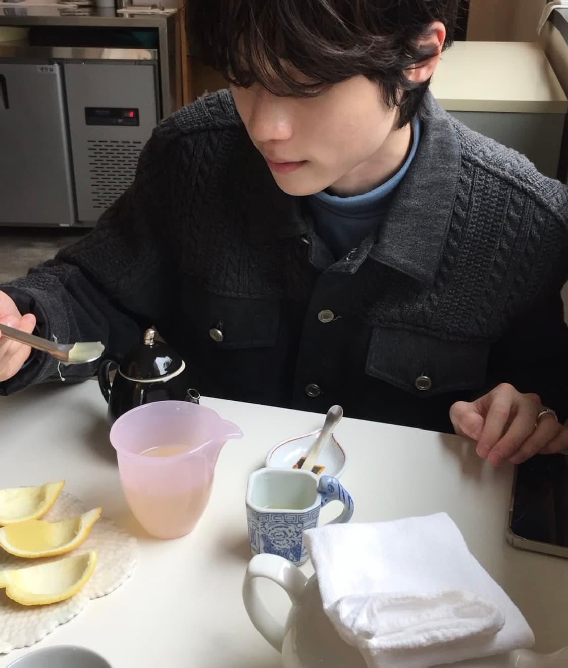 M 애니타임로릭 믹스 자켓 차콜컬러 상품이미지6